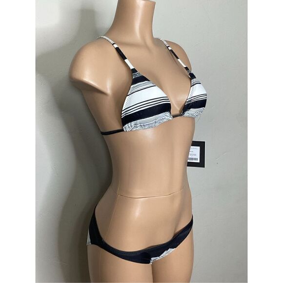 New. Norma Kamali striped bikini. Retails $240. Small - Picture 6 of 10